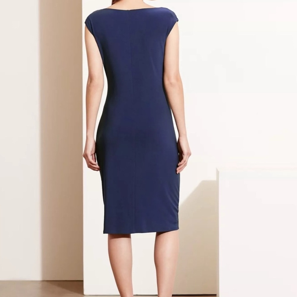 Lauren Ralph Lauren Navy dress. Size 16, NWT. - Picture 3 of 6
